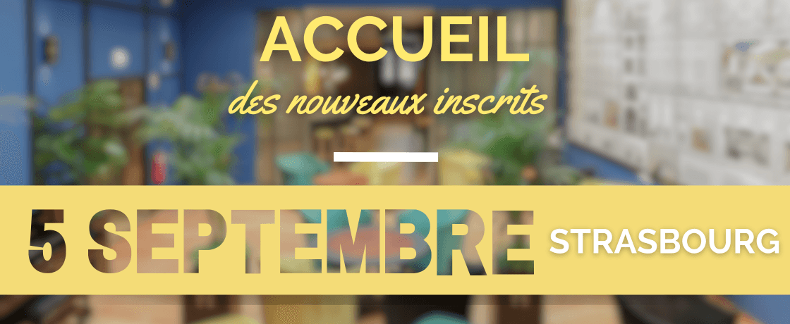 Accueil des nouveaux inscrits